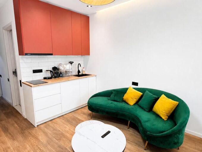 Интерьер студии 40 м² в ЖК White House в Батуми