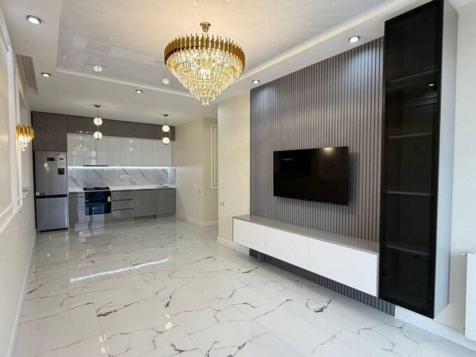 Интерьер квартиры 2+1 площадью 75 м² в ЖК Aisi в Батуми