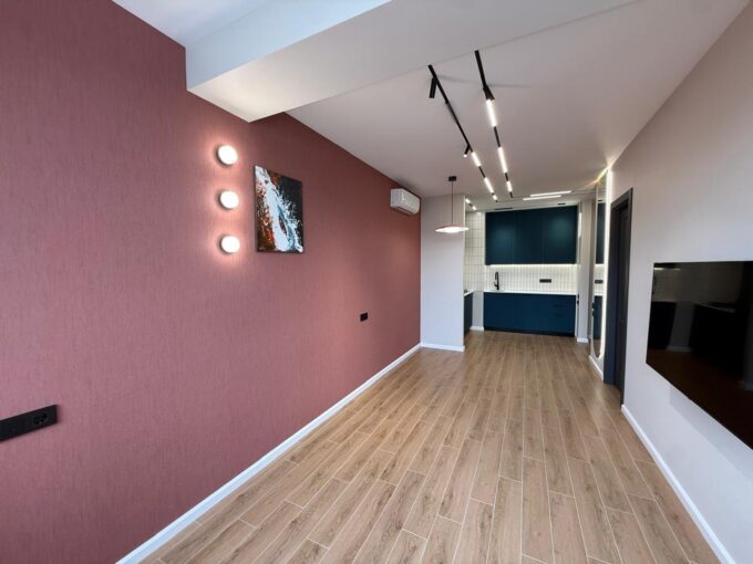 Общий вид кухни в квартире 1+1 Arcon Batumi Residence