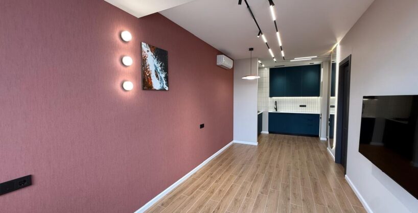 Общий вид кухни в квартире 1+1 Arcon Batumi Residence