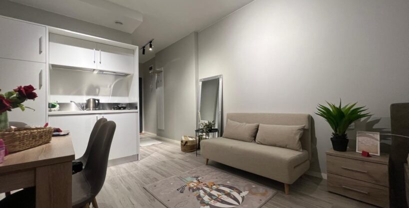Интерьер студии 35 м² в Communa Tower в Батуми