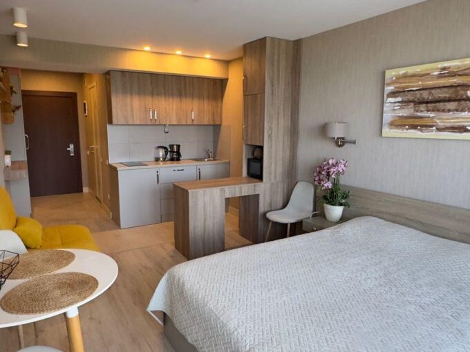 Интерьер квартиры-студии 33 м² в Orbi Beach Tower в Батуми