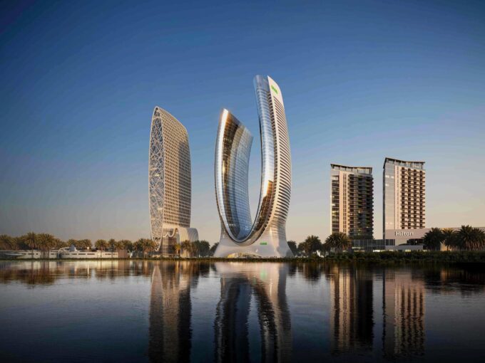 Фасад и архитектура апарт-отеля Orbi Continental у моря