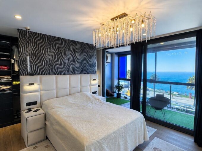 Спальня в квартире 1+1 Palm Residence в Батуми