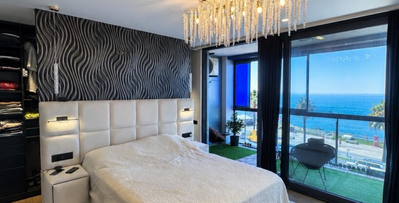 Спальня в квартире 1+1 Palm Residence в Батуми