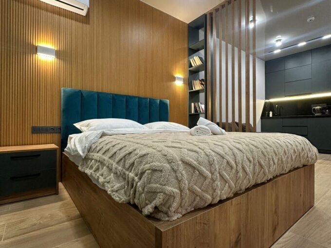 Спальная зона в студии 33,1 м² в Your Space