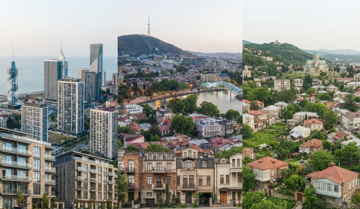 Сравнение цен на недвижимость Батуми Тбилиси Кутаиси