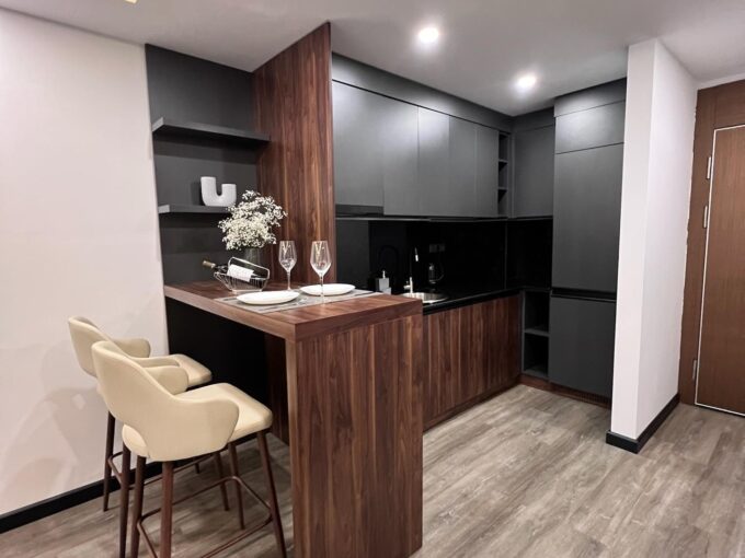 Batumi View — кухня в 1-комнатной квартире 46 м²