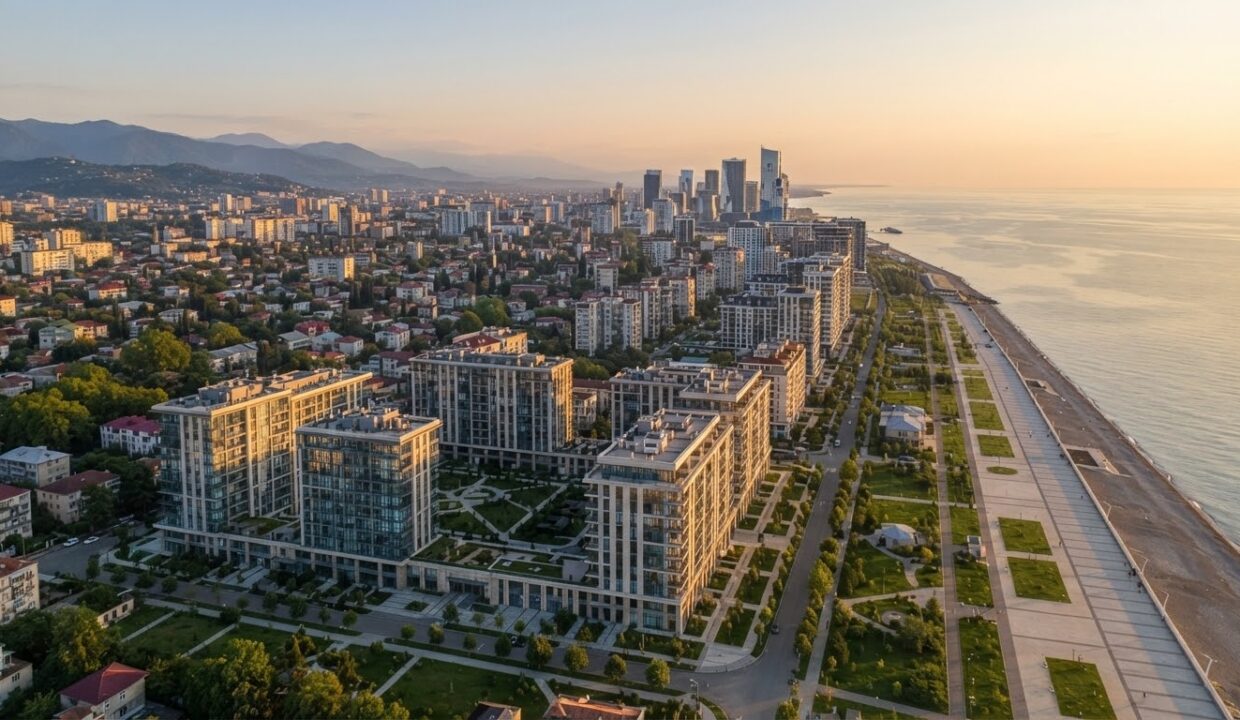 Недвижимость у моря и жилые районы Батуми