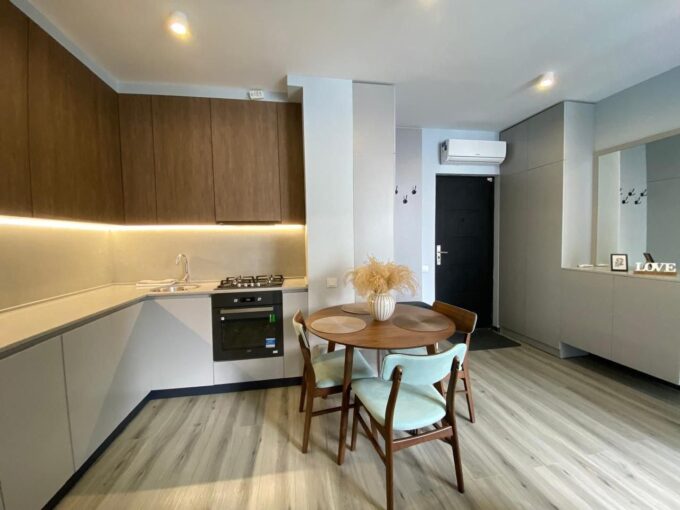 Квартира New Wave в Батуми — интерьер 42 м² на 28 этаже