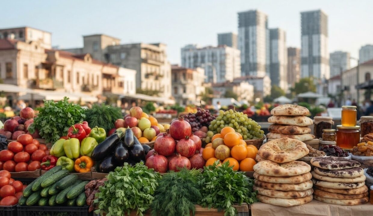 Продукты и цены на рынке в Батуми