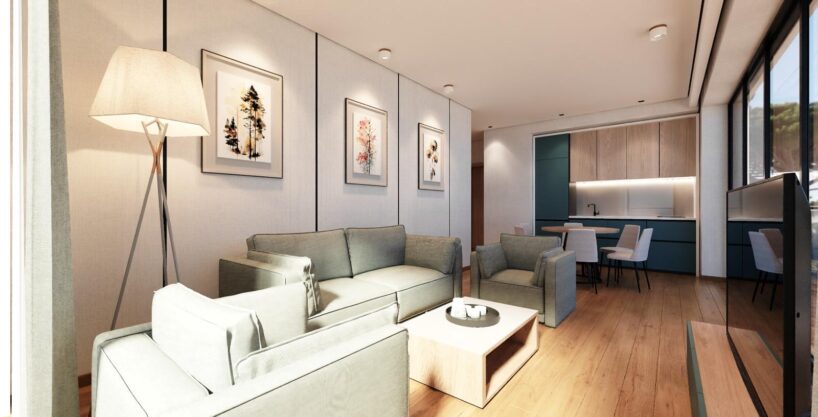 Квартира 140 м² с террасой в Чакви Батуми